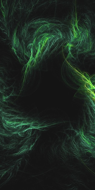3D-Rendering von abstrakten mehrfarbigen fraktalen Hintergründen
