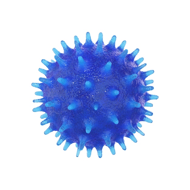 3D-Rendering von Coronavirus