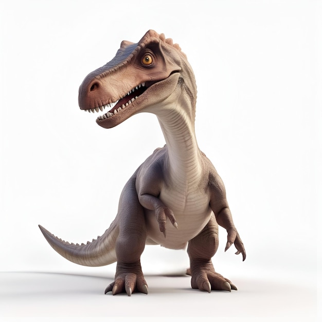 3D-Rendering von Dinosauriern