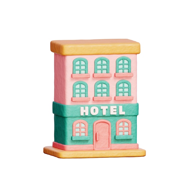 3D-Rendering von Hotels und Dienstleistungen