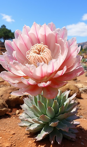 3D-Rendering von wunderschönen Blumen UHD-Wallpapier