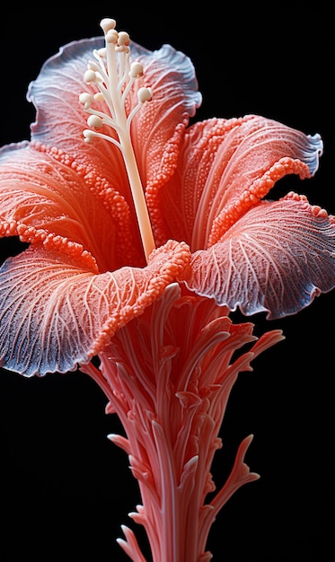 3D-Rendering von wunderschönen Blumen UHD-Wallpapier