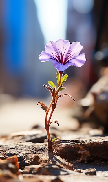 3D-Rendering von wunderschönen Blumen UHD-Wallpapier