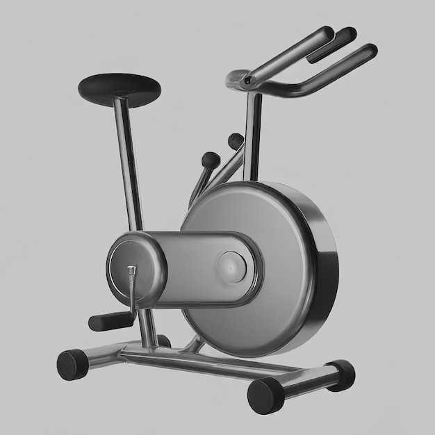 3d renderização de dumbbell em um estúdio de fitness