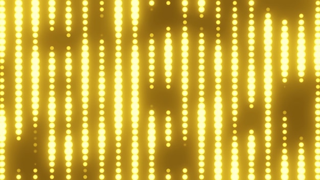 3d renderização de luz desfocada abstrata, fundo dourado bokeh