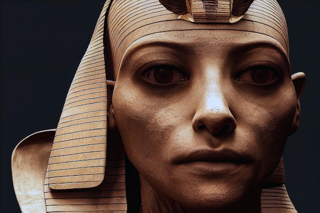 3d renderização múmia egípcia antiga.
