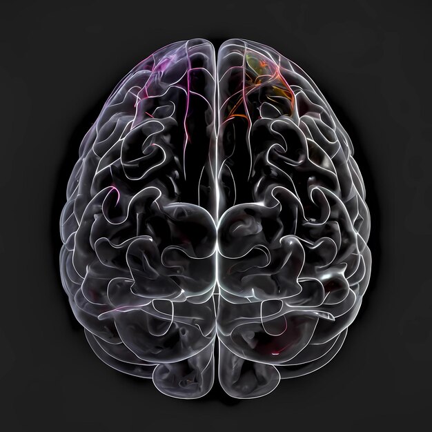 3d, renderizado, cerebro humano, cerebro humano, exploración del cerebro, mapeo cerebral