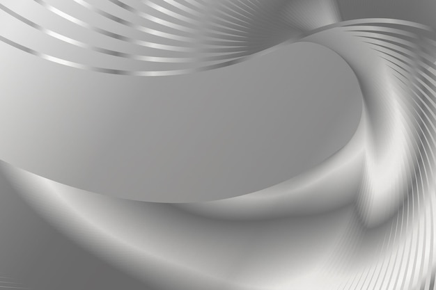 3D renderizado fundo de textura de linha abstrata branca prateada