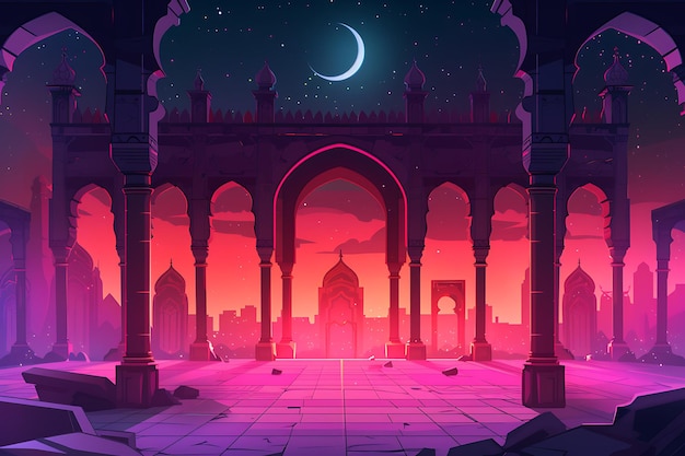 3d renderizado ramadan kareem o ramzan publicación en las redes sociales con fondo editable