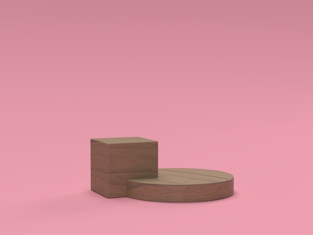 Foto 3d scene minimal geométrico pódio fundo cosmético para apresentação do produto