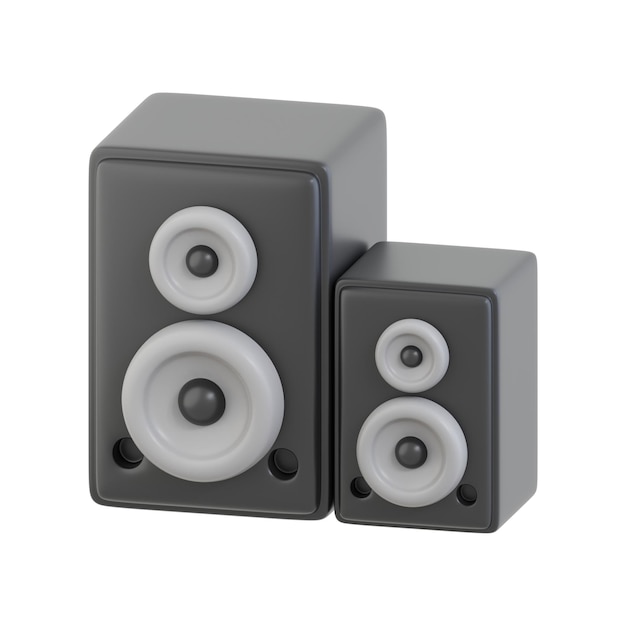 3D-Sprecher 3D-Ikonen-Rendering