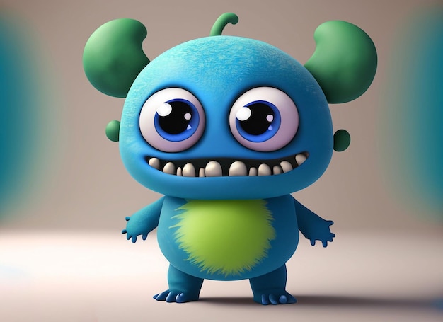 3D süßes Babymonster