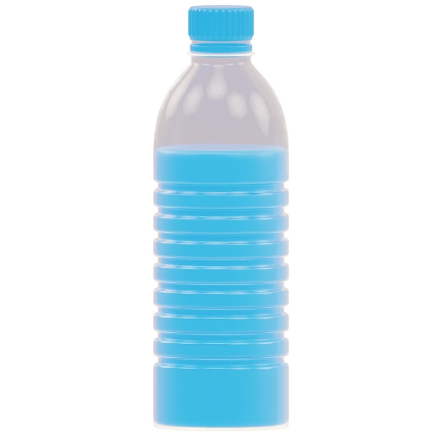 3D-Symbol für Wasserflasche