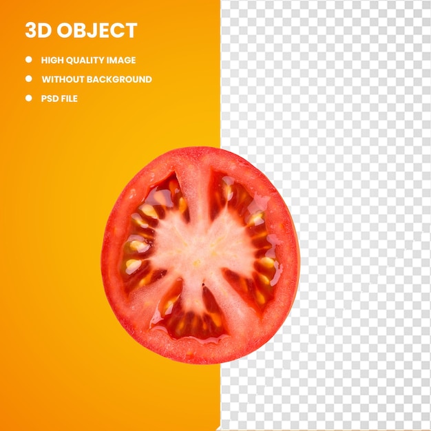 3d tomate en rodajas y pizza tomate cocina vegetariana verduras y tomate y comida y sombrilla F