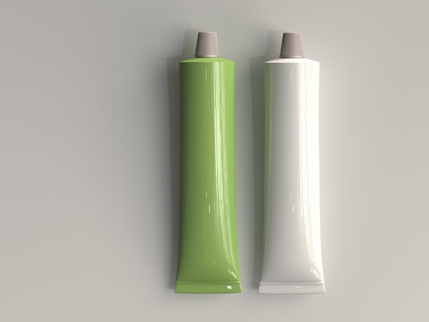 3D übertrug kosmetisches Rohr ohne einen Aufkleber