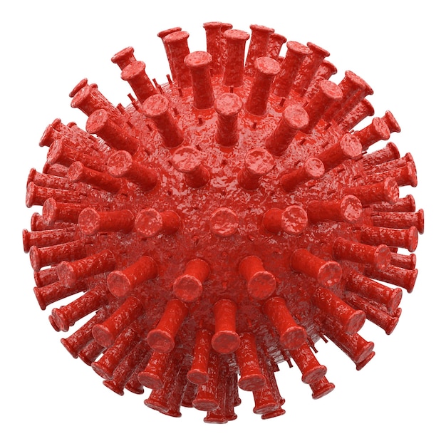3D-Virus Corona Virus Disease 3D-Element 3D-Darstellung