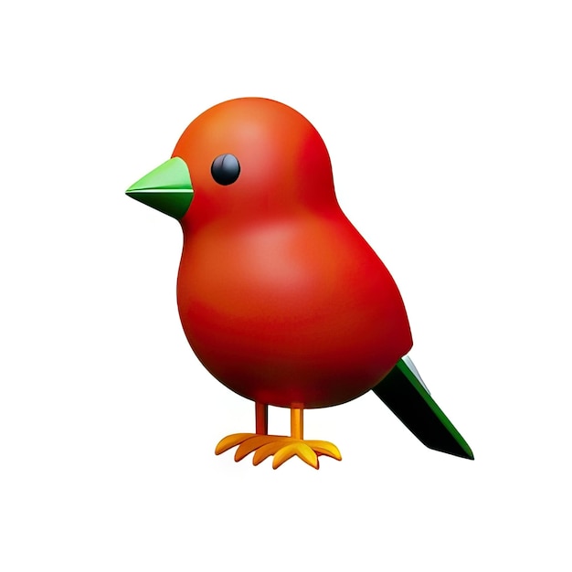 3D-Vogelbild