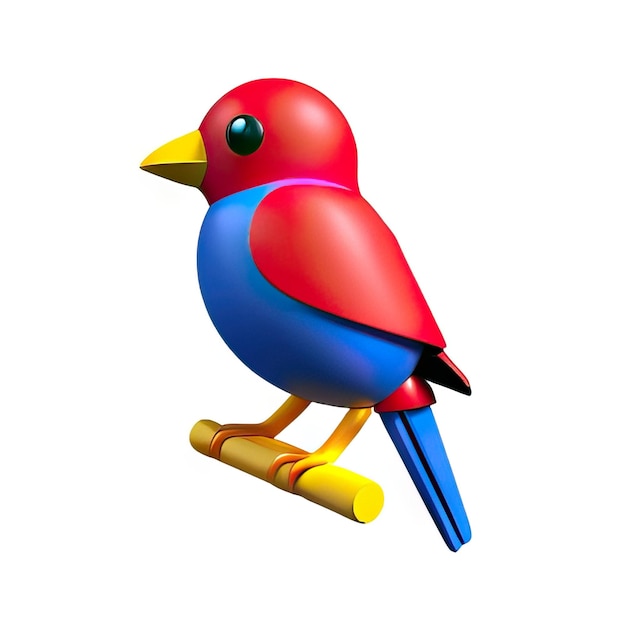 3D-Vogelbild