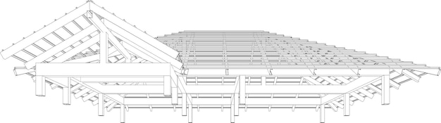 3D-Vorstellung der Gebäudestruktur