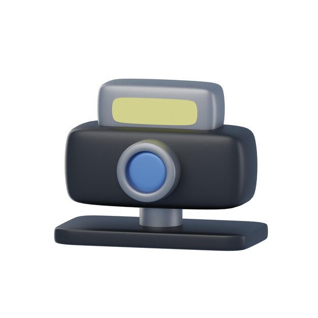 Foto 3d-webcam-illustration