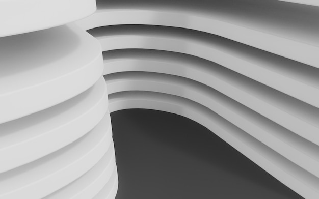 3D-Wellen-Rendering-Hintergrund