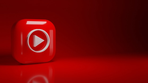 3D Youtube Musikanwendung Logo