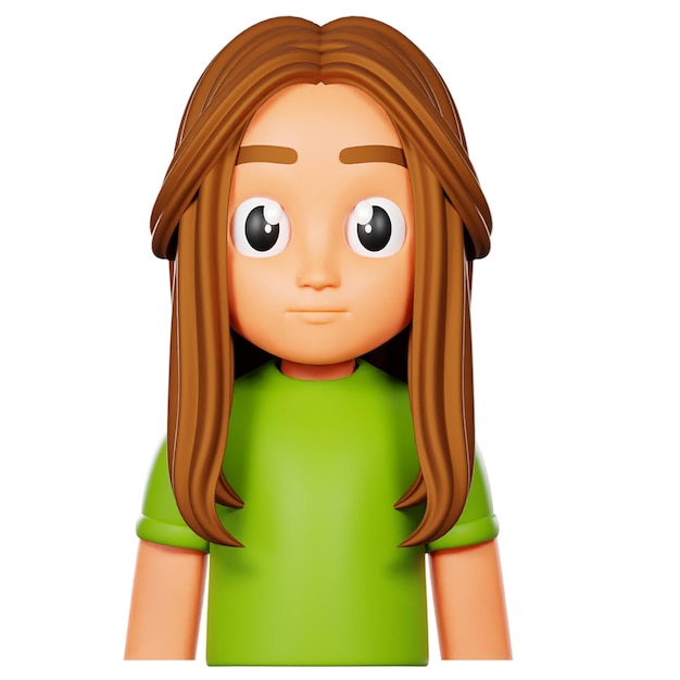 3D-Zeichentrickfigur für Kinder