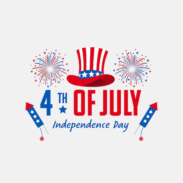 4 de julho Dia da Independência Americana