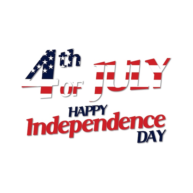 4 de julho Dia da Independência dos EUA Ad