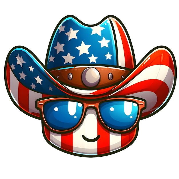 Foto 4 de julho dude cartoon face clip art