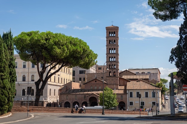 4 de setembro de 2022 Roma Itália Templo igreja de Santa Maria em Cosmedin