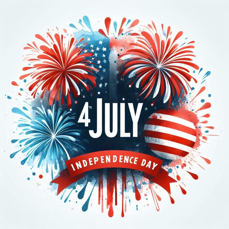 4 de julio Día de la Independencia de Estados Unidos