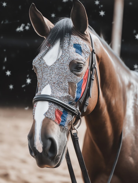 4 de julio día patriótico de la independencia del caballo