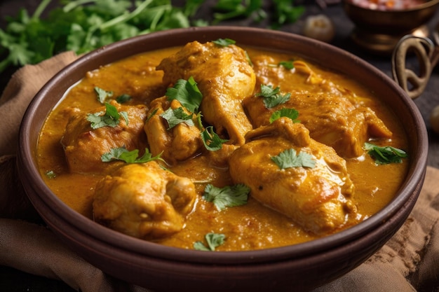 4 Korma-Huhn