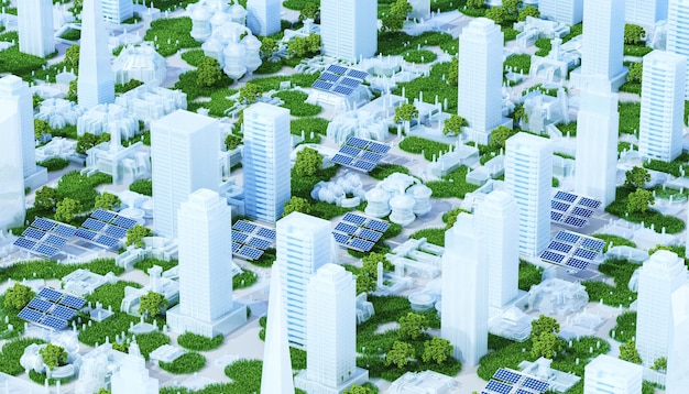 4d Future New Energy Technology City