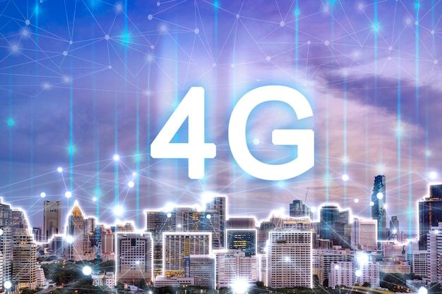 4G nova conexão wi-fi sem fio à Internet