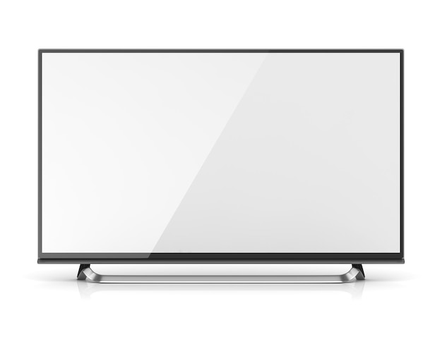 4K-HD-Fernseher mit leerem Bildschirm
