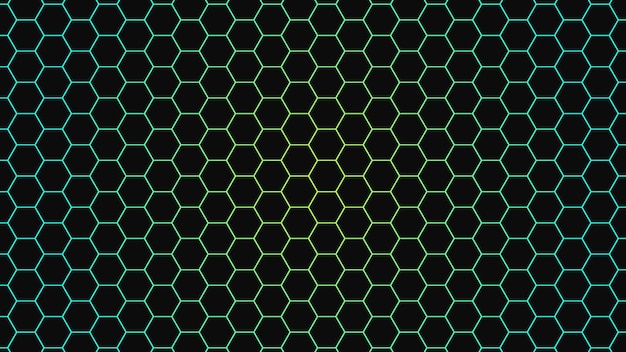 4k Hintergrund Bienenstock-Hexagon