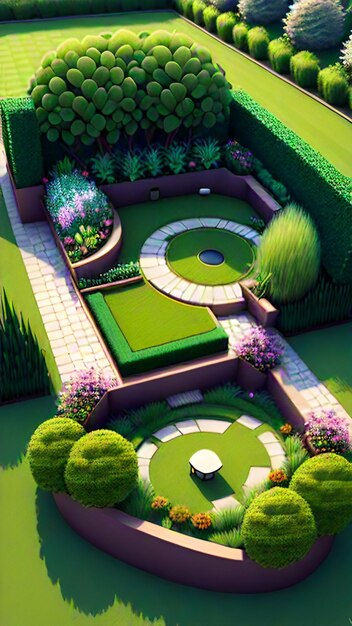 4K inspiração para decorar o jardim