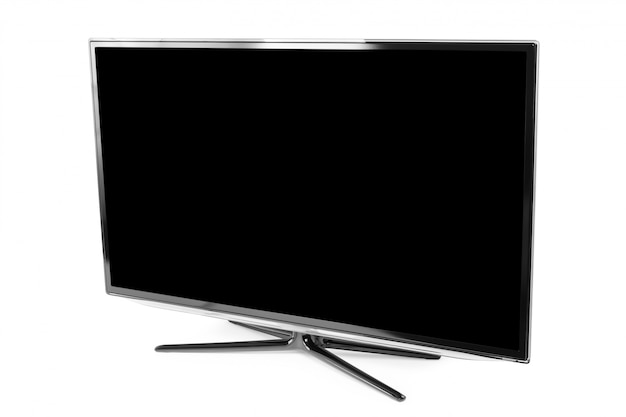 4K-Monitor isoliert auf weiß