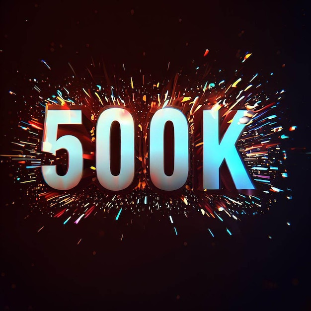 500k Texteffekt