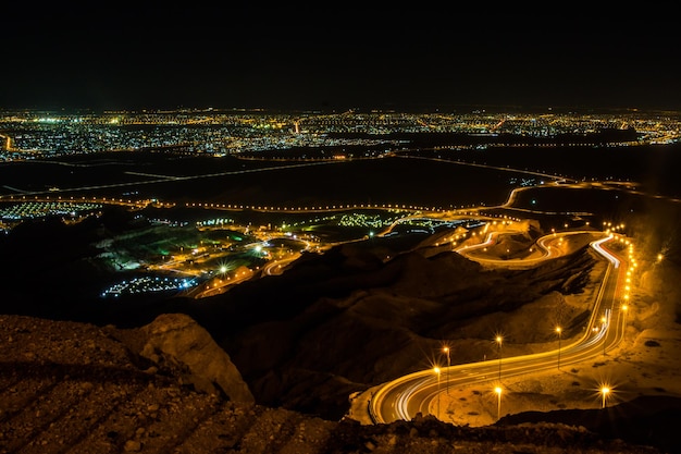 500px Identificación de la foto: 243101251 - Vista desde Jabal Hafeet, Al Ain, Emiratos Árabes Unidos.