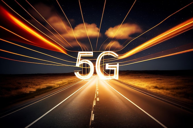 5G e outras redes da quinta geração de IA gerada