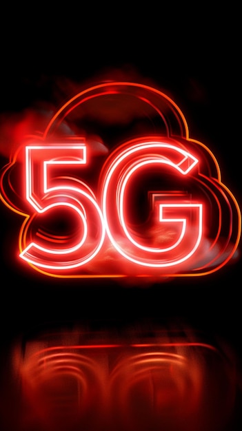 5G-Netzwerk-Technologie, die von ai generiert wird