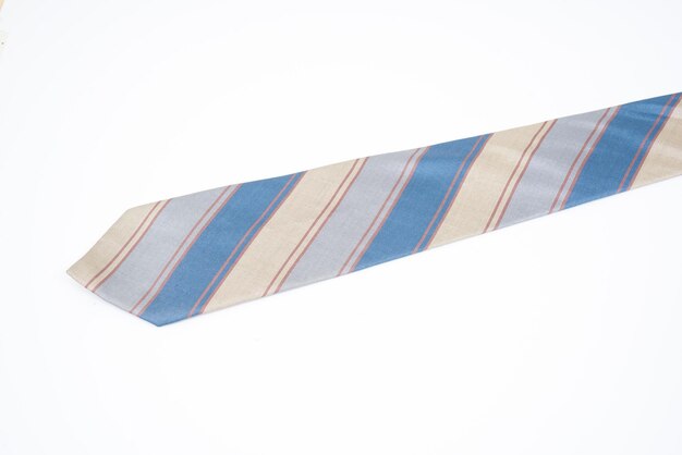 70039s estilo de corbatas retro coloridas en un fondo blanco
