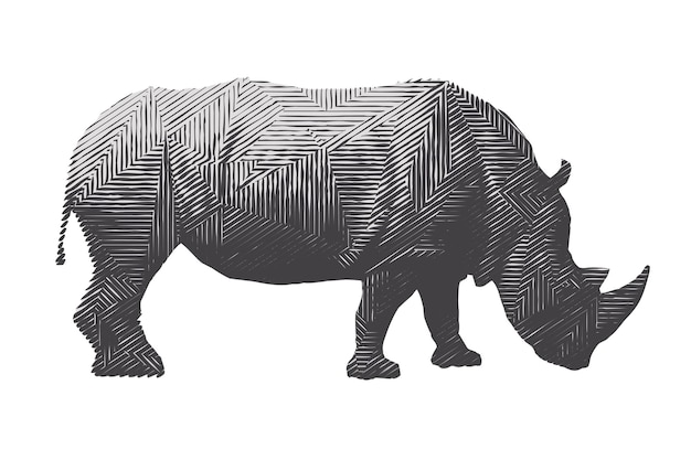 7470 Elefante gris aislado en un fondo transparente