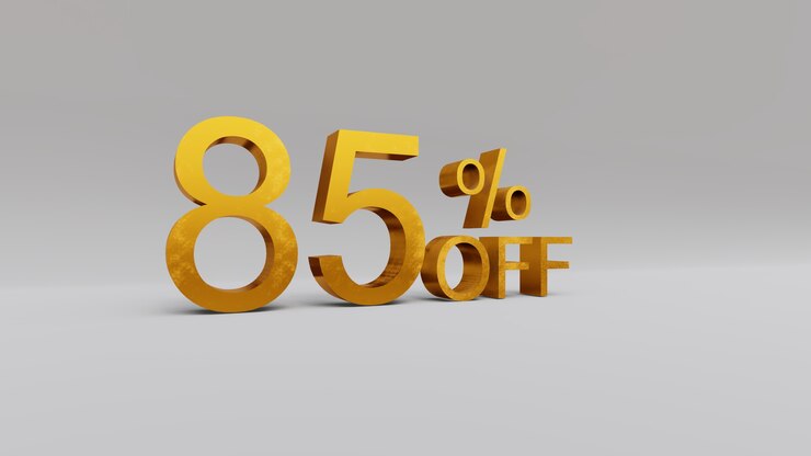 85 por ciento de descuento en renderizado 3D