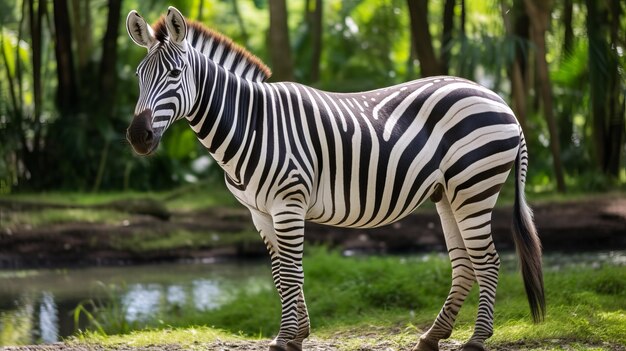 8k Uhd Cebra en el zoológico brasileño Harpia Harpyja Especies