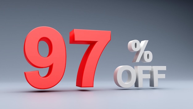 97 % Rabatt auf Text in 3D-Rot, 97 % Rabatt auf 3D-Text, 97 % Rabatt auf Text im Angebot