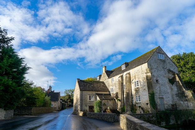 A aldeia de Bibury, Cotswolds, Arlington Row Inglaterra